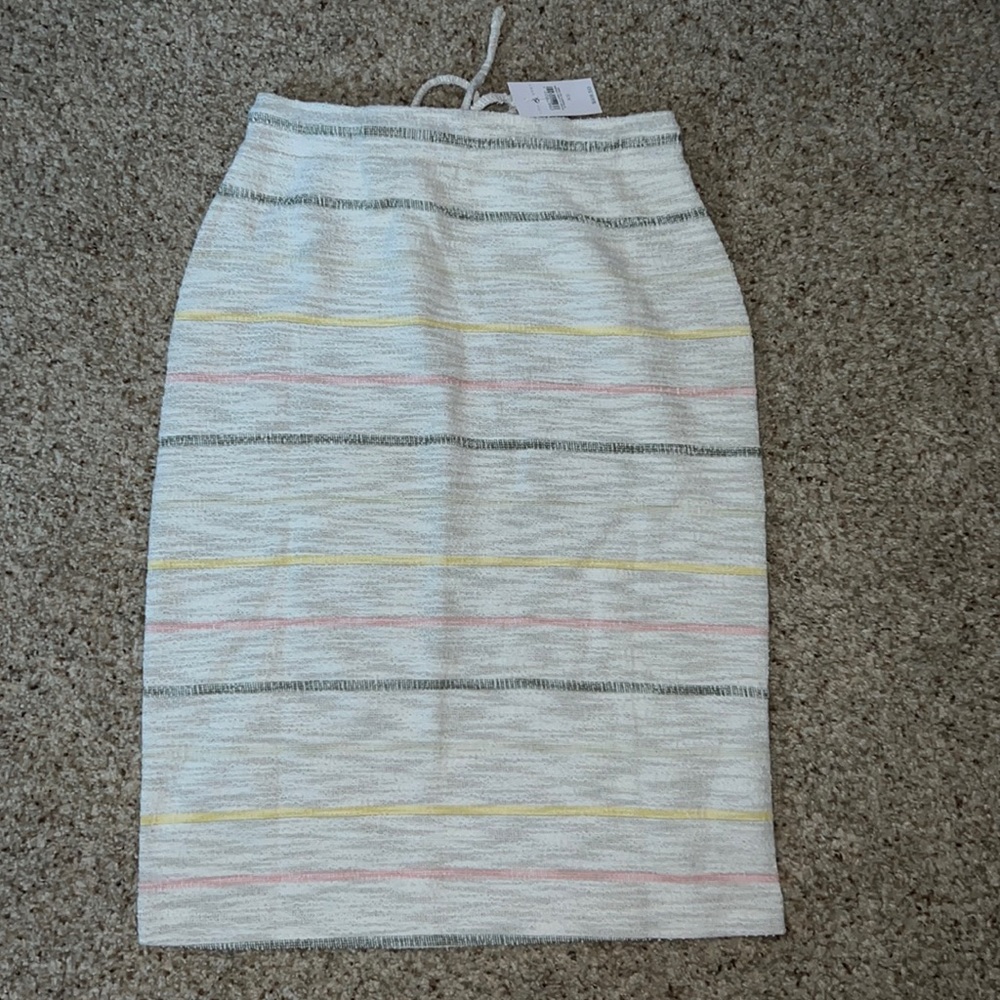 Lou & Grey Striped Marl Skirt NWT XS
